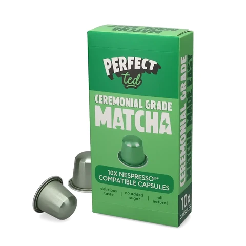 Perfectted Ceremonial Grade Matcha Pods 10 Pieces