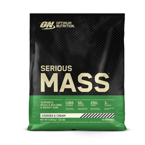 Optimum Nutrition Serious Mass Cookies & Cream 5,45 kg (16 portions)