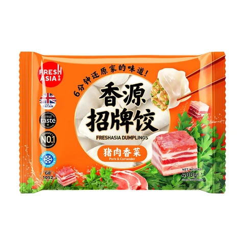 FRESHASIA Pork & Coriander Dumplings 400g