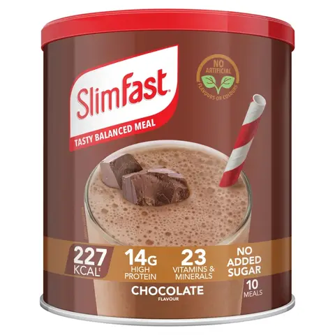 Slimfast Meal Replacement Meal Support Shake Chocolate Flavour - 375g