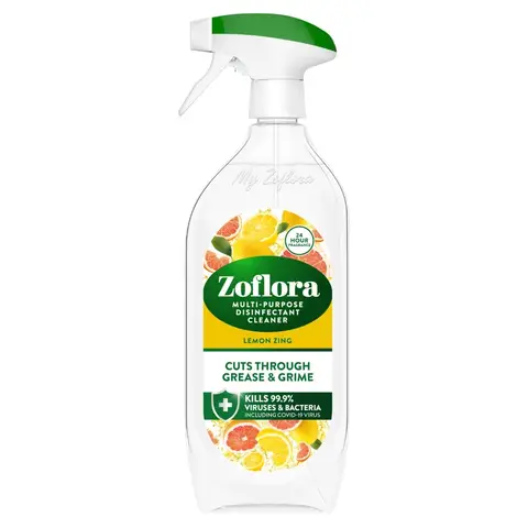 Zoflora MultiPurpose Disinfectant Cleaner Lemon Zing, 800ml
