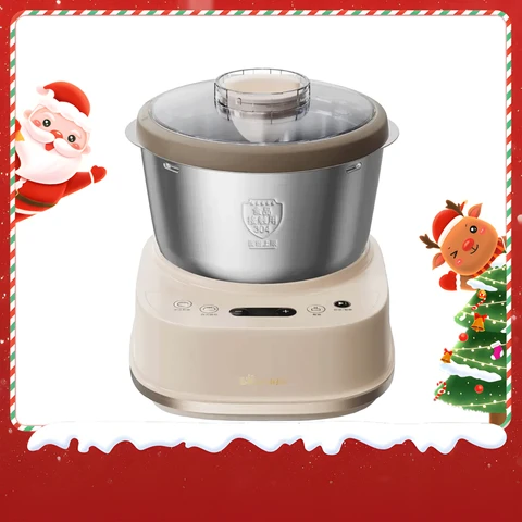 Robot Pétrin Intelligent Bear 5L - Grande Capacité Familiale, Pétrissage Automatique jusqu’à 2,5 kg de Pâte