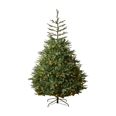 Pre-Lit Grand Nordmann Fir Christmas Tree, 6 ft