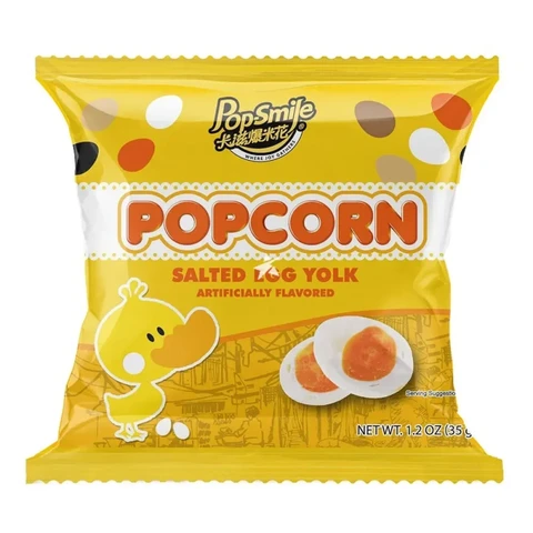 Pop-Smile Popcorn - Salted Egg Yolk Flavor 35g