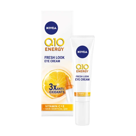 NIVEA Q10 Plus C Anti-Wrinkle + Energy Eye Cream 1-Pack (1 x 15 ml)