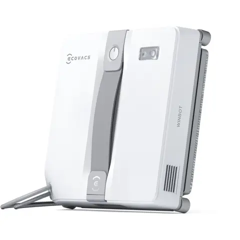 Ecovacs WINBOT MINI - Meest Compacte Ramenreinigingsrobot - Slank, Krachtig, Geschikt voor Smalle Ramen - Grijs