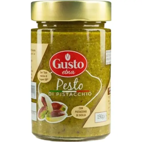 GUSTO ETNA Pesto à la pistache 60 % - 190 g