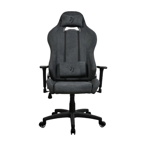 Arozzi Torretta SoftFabric™ - Chaise de bureau ou Gamer ergonomique Gris Foncé