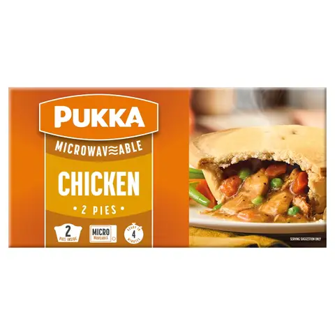 Pukka Chicken Pies 2 x 198g