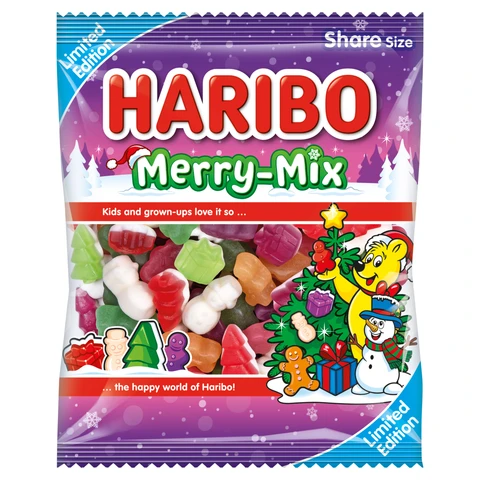 Haribo Christmas Merry Mix Share Bag 160g