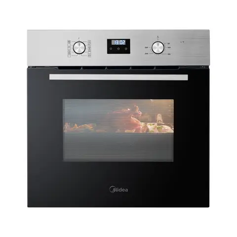 Midea MBO65M90D2-X 70L Built-In Single Fan Oven - Stainless Steel - A Rated
