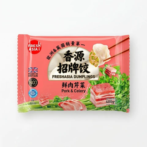 Freshasia Pork & Celery Dumplings 400g