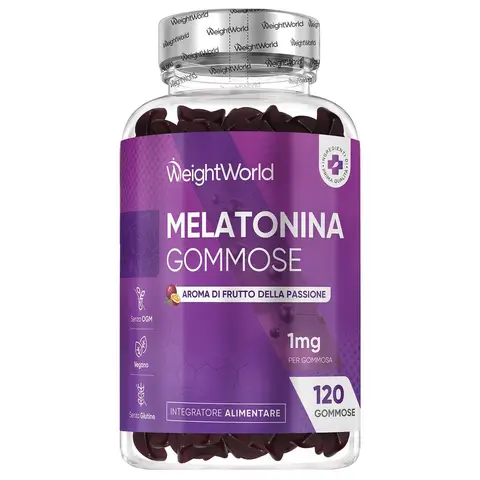 WeightWorld Gommes à la mélatonine 1 mg - 120 gommes