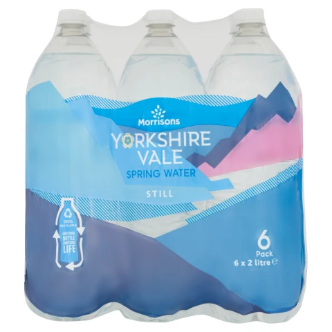 Morrisons Yorkshire Vale Still Spring Water 6 x 2l