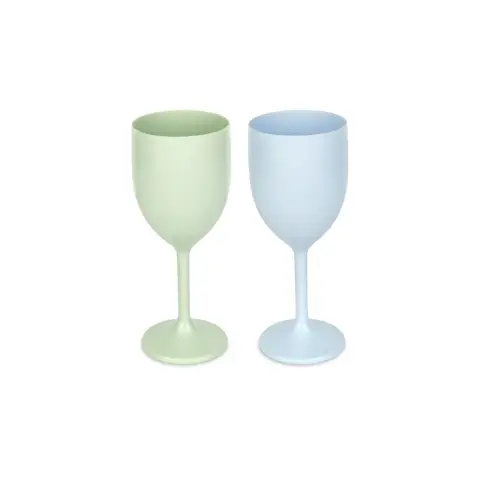 Coloured PP Wine Glass