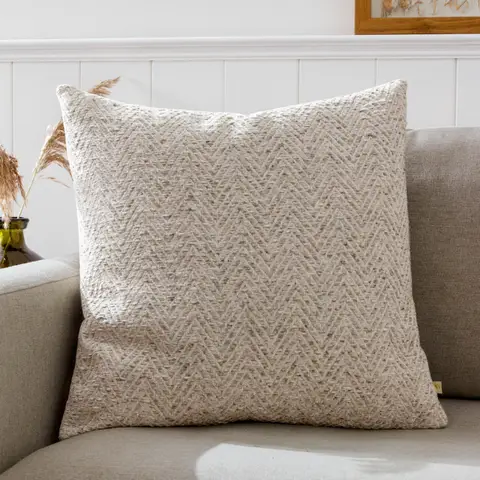 Wylder Cushion Croft Square Natural 50x50cm