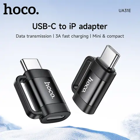 HOCO UA31E Type-C Stecker auf iP Buchse Adapter