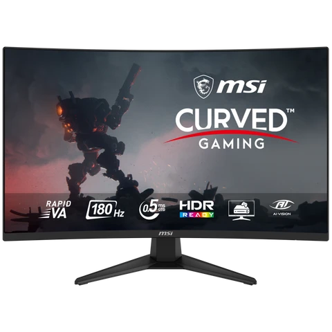 MSI MAG 321CQF E18 – 32” WQHD Curved Gaming Monitor | 180Hz, 0.5ms, HDR, AI Vision