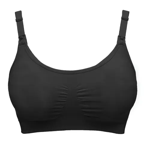 Medela 3-in-1 voedings- en flessenonderhemd - Zwart - Maat XL