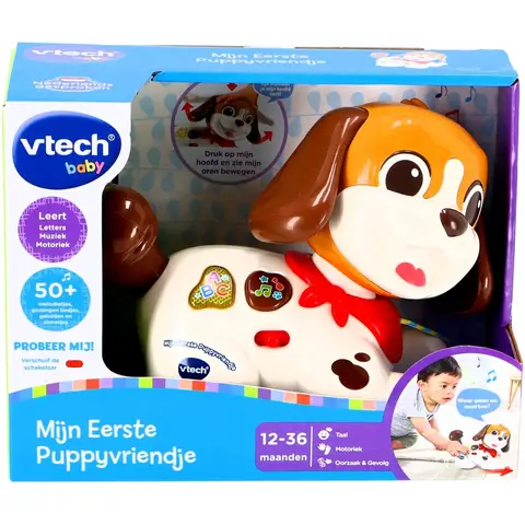 VTech Baby mijn eerste puppy vriend - Meerkleurig, 11,2 x 20,7 x 17,8 cm