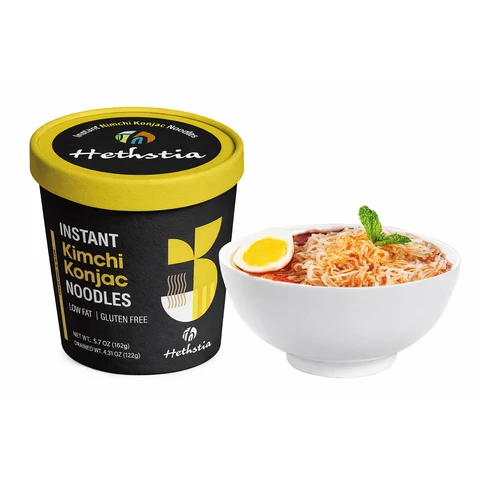 Hethstia Instant-Kimchi-Suppe mit Konjak-Nudeln, Becher, 162 g