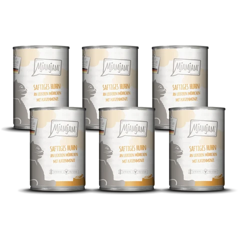 MjAMjAM Saftiges Huhn an leckeren Möhrchen 6 x 400 g