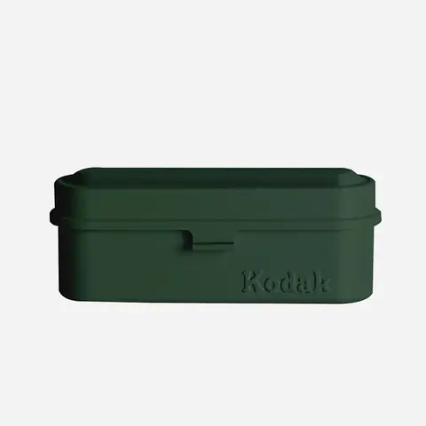 Kodak Boîte de rangement en métal pour pellicule 35 mm - Vert olive