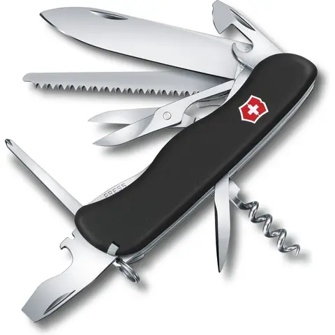 Victorinox Outrider Zakmes - Zwart, 11,1 cm