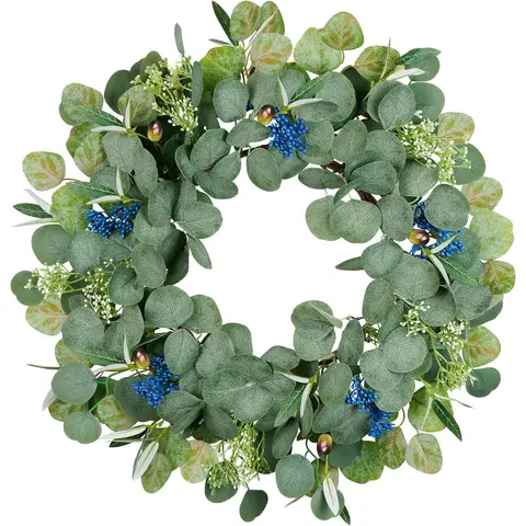 18inch  olive eucalyptus wreath-1pcs