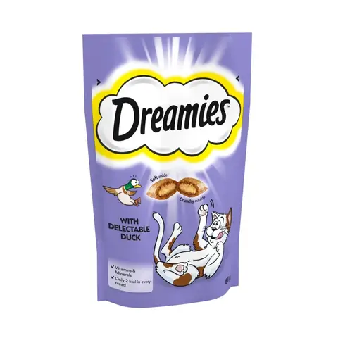 Dreamies Cat Treat Biscuits with Duck 60g