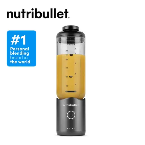nutribullet Flex Portable Blender - Gunmetal Grey, 500ml, Lightweight, Detachable Vessel