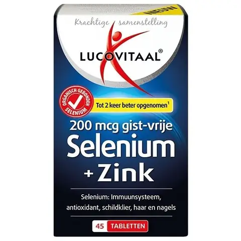 Lucovitaal Seleniuum + Zink 45 tabletten