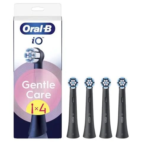 Oral-B iO Gentle Care - Opzetborstels - Voordeelverpakking 4 stuks - 100% gezonder tandvlees in 1 week
