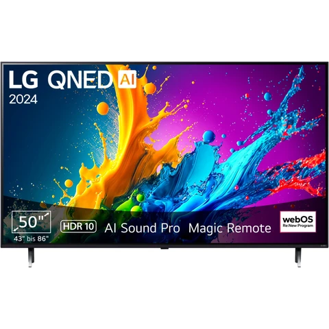 LG Fernseher 50" QNED 50QNED80
