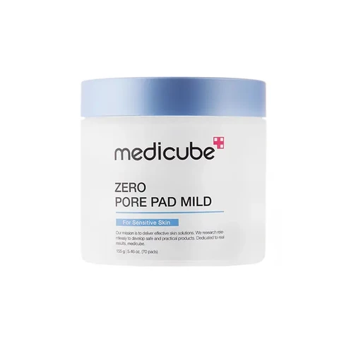 Medicube Zero Pore milde pads 70 stuks (inclusief clips)