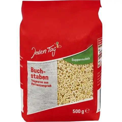 Jeden Tag Noodle Soup Letters 500g