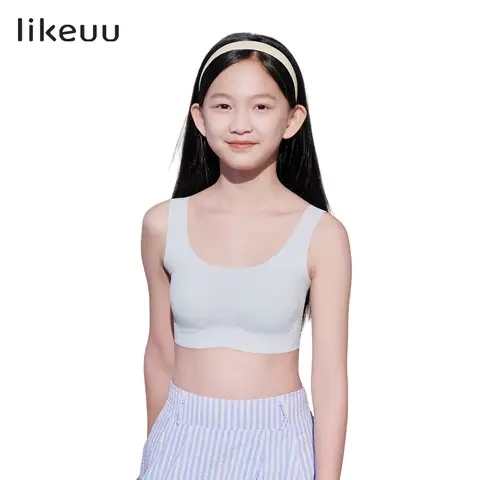 likeuu Cool Breeze Basic Bra Clear Sky Blue
