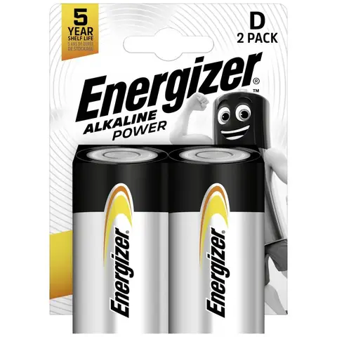S8995 Energizer D Größe Alkaline Power - 2er-Pack