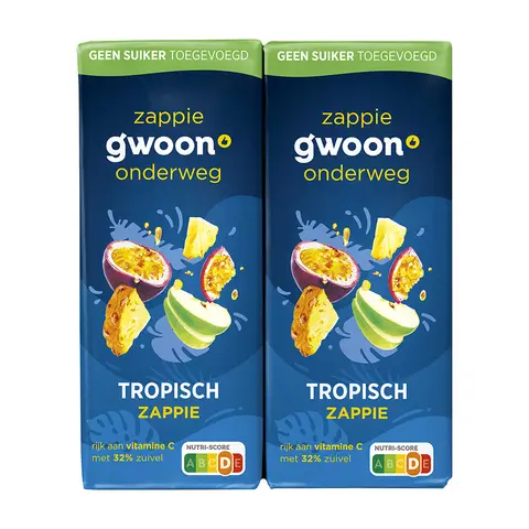 G'woon Zappie Tropical 10 stuks