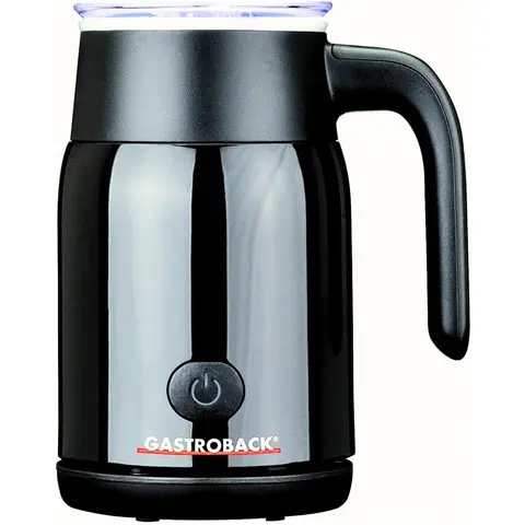 GASTROBACK Latte Magic Milk Frother, 500W, Black - 62326