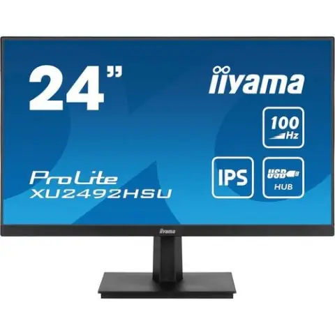 iiyama ProLite XU2492HSU-B6 computermonitor 60,5 cm (23,8") 1920 x 1080 Pixels Full HD LED Zwart