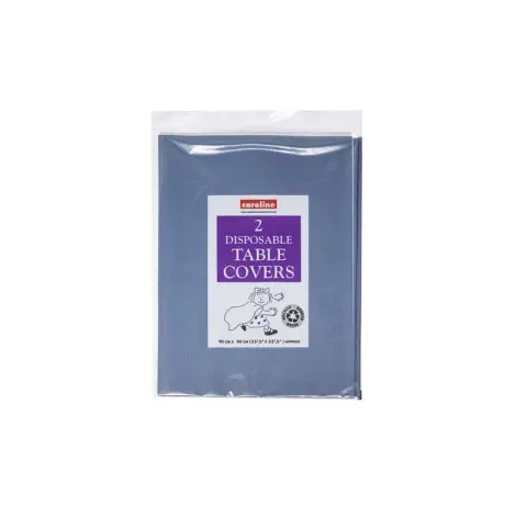 90cm Square Paper Tablecover Dark Blue