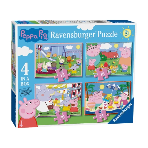 Ravensburger Peppa Pig Fun Day Out 4 in a Box Jigsaw Puzzles