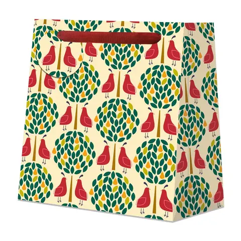 Kate Rhees Partridge In A Pear Tree Large Gift Bag