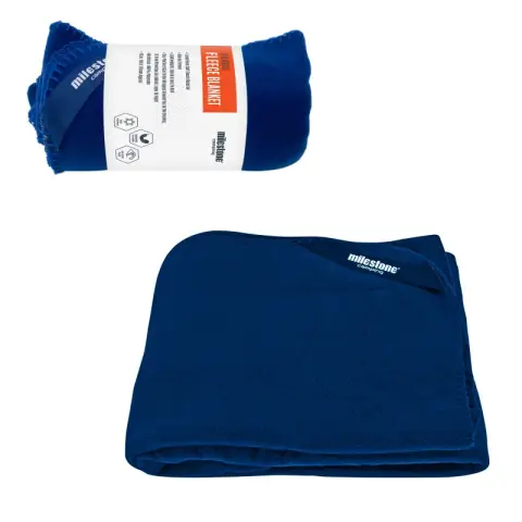 Milestone Thermal Fleece Blanket - blue