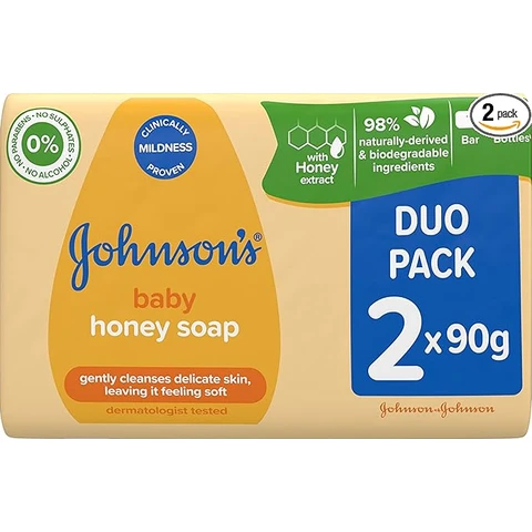 Johnson's Baby Honey Soap Duo 2x90g