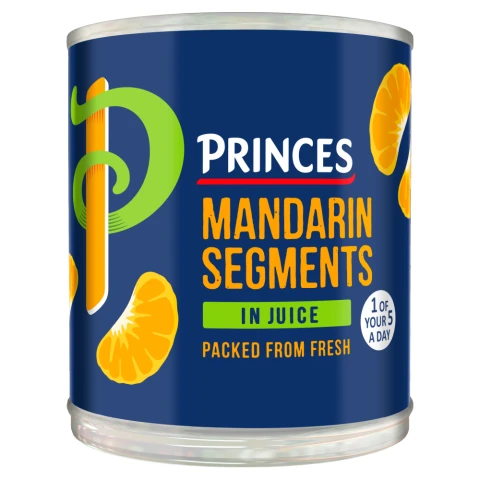 Princes Mandarin Segments With Juice 298G