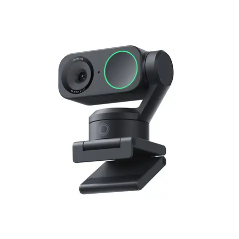 Insta360 Link 2 Standard Bundle – 4K Webcam für PC/Mac, 1/2-Zoll-Sensor, KI-Tracking, HDR, Mikrofon mit KI-Rauschunterdrückung, Gestensteuerung für Streaming, Videoanrufe, Gaming, kompatibel mit Zoom