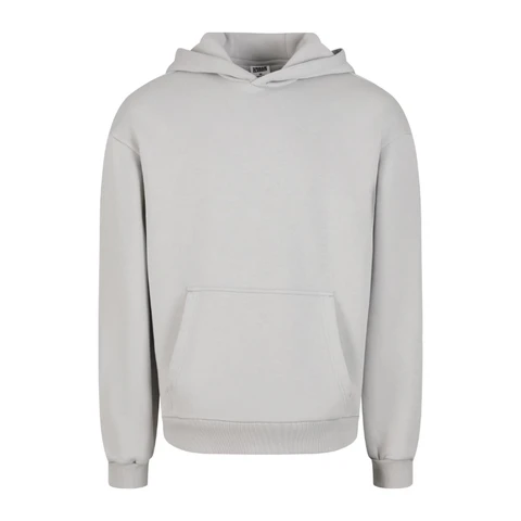 Sweat à Capuche Doux Urban Classics en Molleton - Gris Clair XL