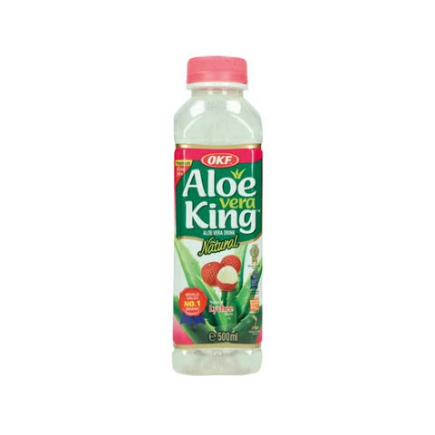 OKF Aloe-Vera-Getränk Litschi 500 ml